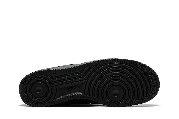 Nike Air Force 1 Low .SWOOSH Dirty Triple Black