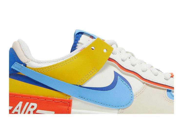Nike Air Force 1 Low Shadow Sail Game Royal Rush Orange University Blue (Women's)