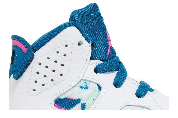 Jordan 6 Retro White Laser Fuchsia Green Abyss (TD)