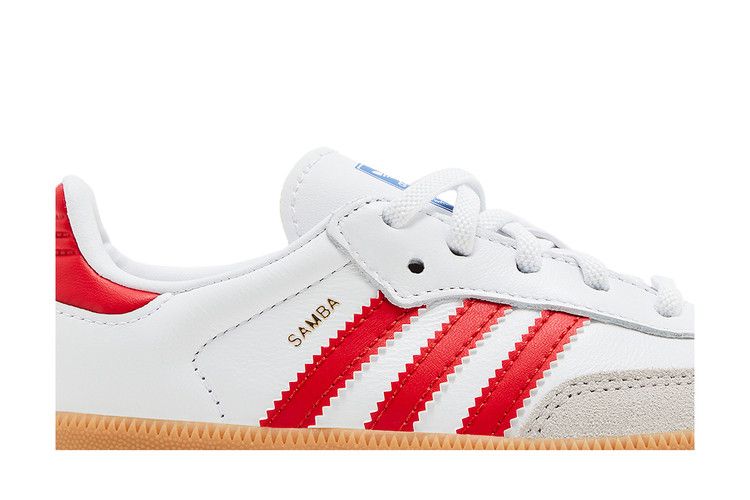 adidas Samba OG Cloud White Collegiate Red Gum (TD)