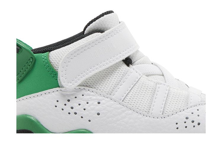 Jordan 6 Rings White Black Lucky Green (TD)