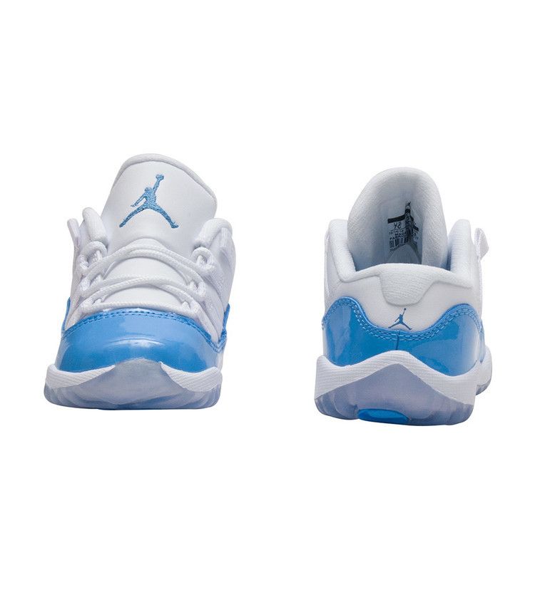 Jordan 11 Retro Low White Black University Blue (TD)