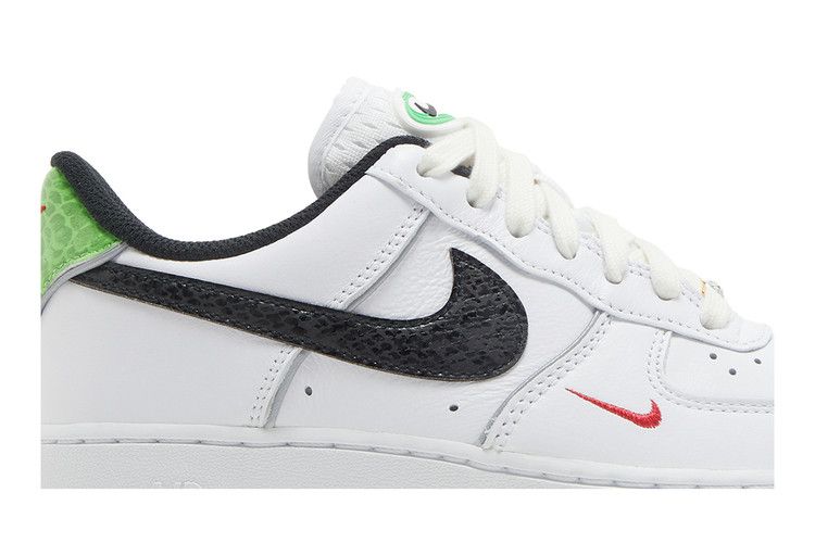 Nike Air Force 1 Low '07 Just Do It Snakeskin White Black (Women's)