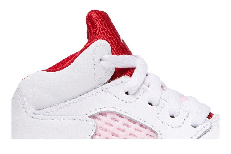 Jordan 5 Retro White Pink Red (TD)