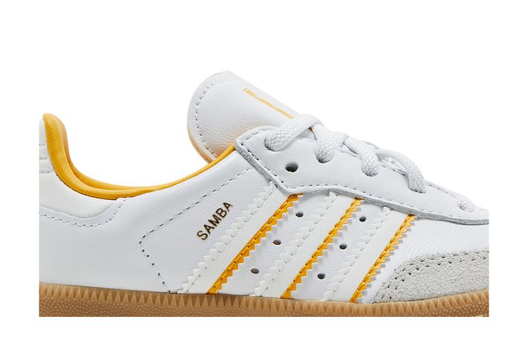 adidas Samba OG Crystal White Cloud White Crew Yellow (TD)