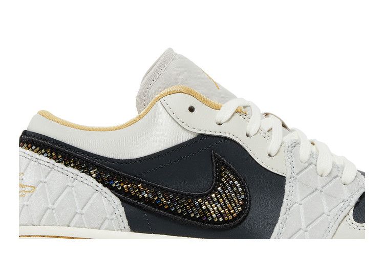 Jordan 1 Low Beaded Swoosh