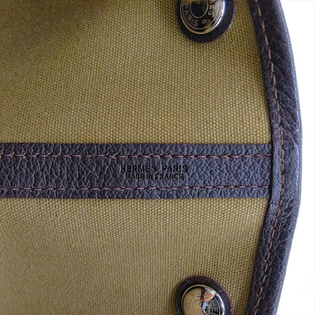 Garden Party Tote Toile and Leather 36