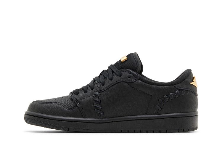 Jordan 1 Low Method of Make Black Metallic Gold (Women's)