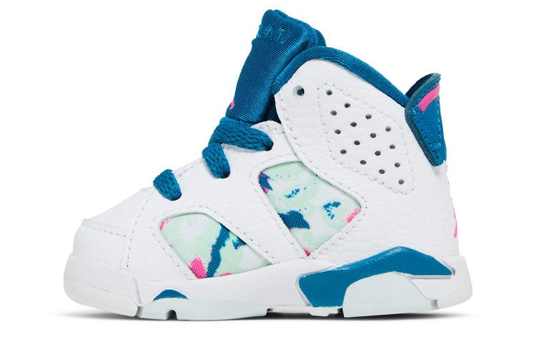 Jordan 6 Retro White Laser Fuchsia Green Abyss (TD)