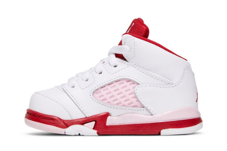 Jordan 5 Retro White Pink Red (TD)