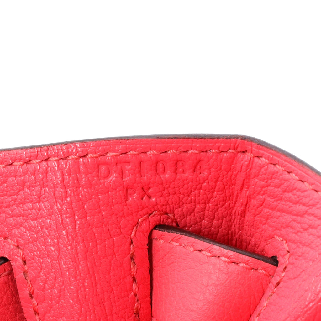 Kelly Handbag Rose Azalée Evercolor with Palladium Hardware 28