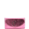 Loubi54 Chain Clutch Metallic Leather