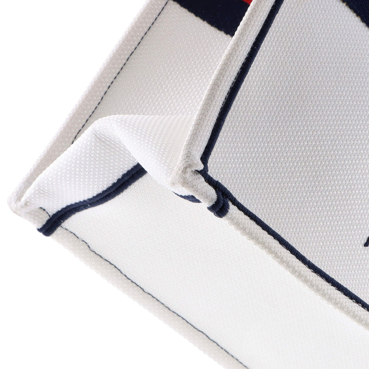 Book Tote Embroidered Canvas Large