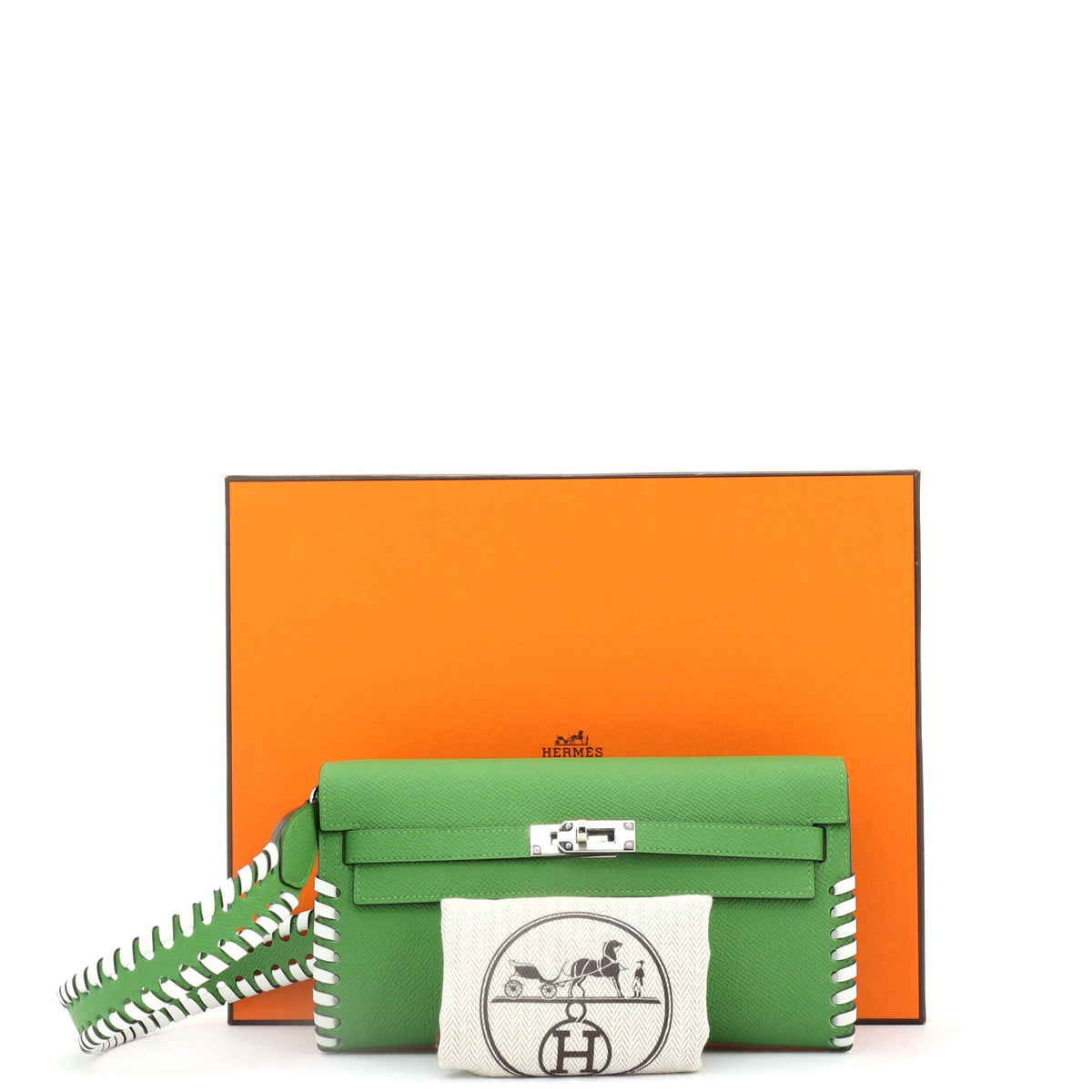 Kelly To Go Wallet Tressage Epsom