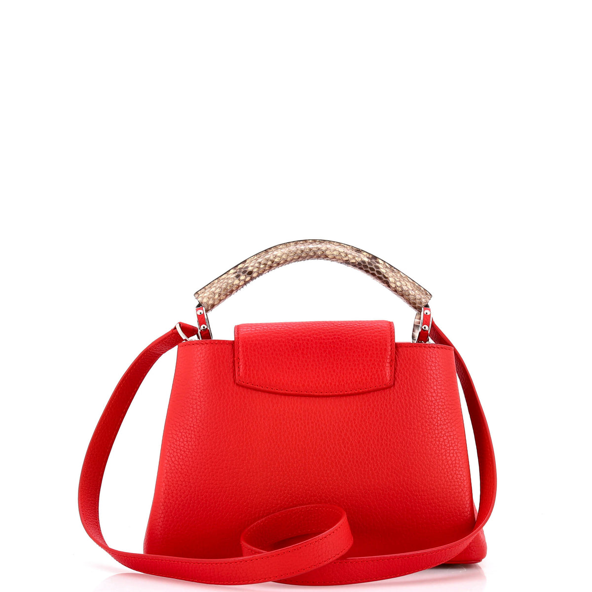 Capucines Bag Leather with Python PM