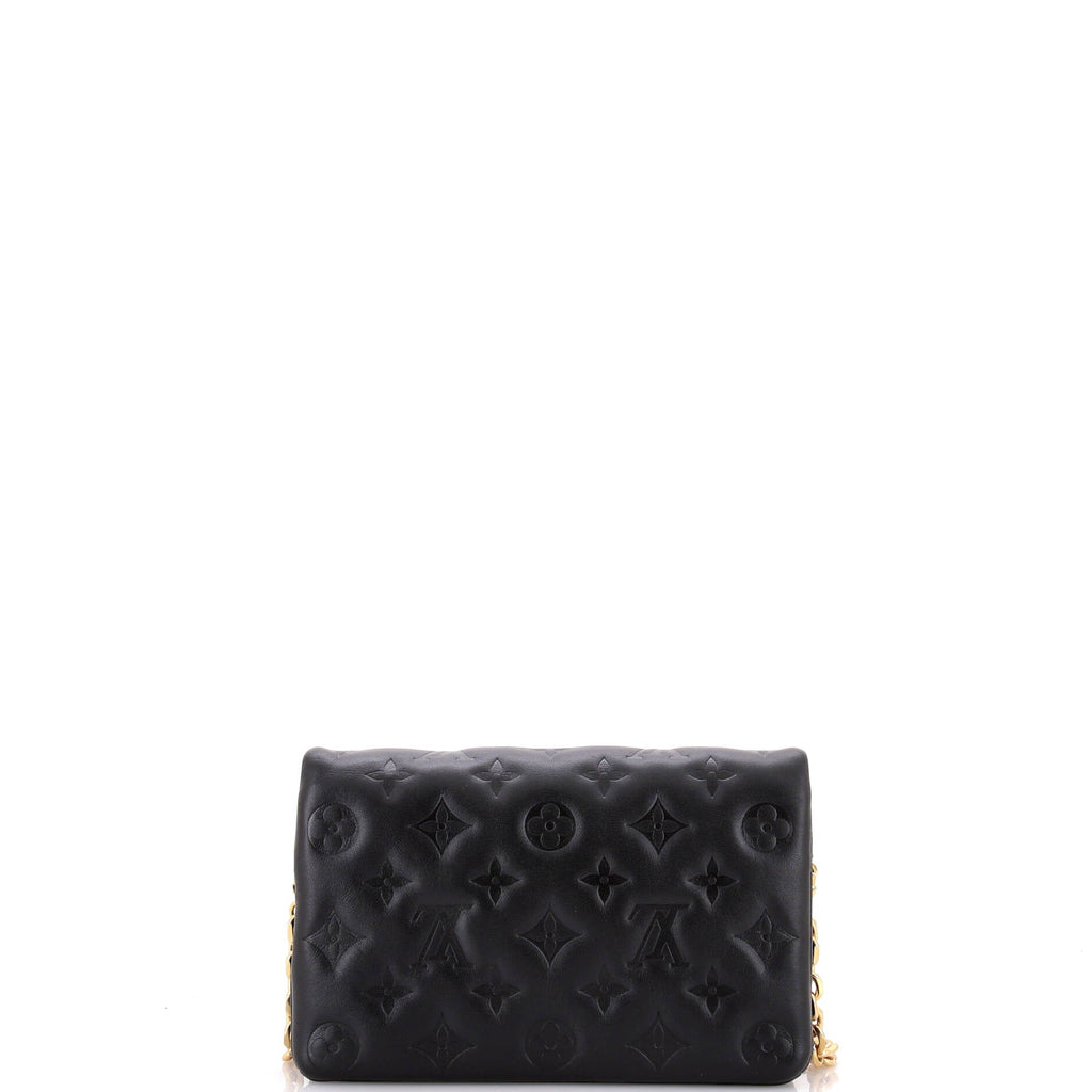 Coussin Pochette Monogram Embossed Lambskin