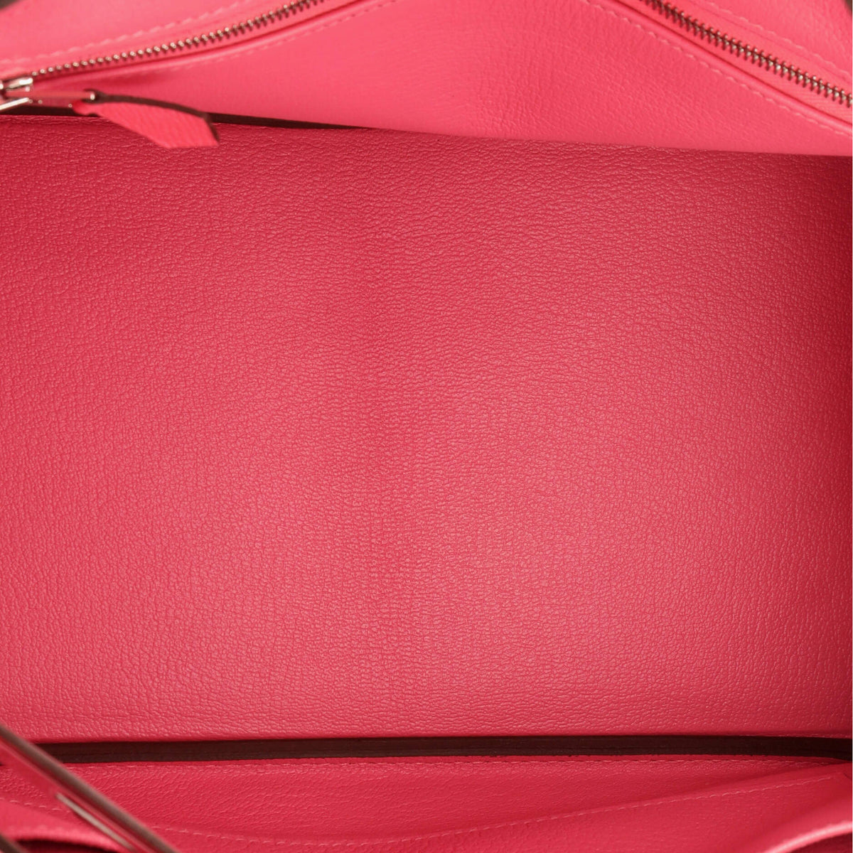 Birkin Handbag Rose Azalée Epsom with Palladium Hardware 30