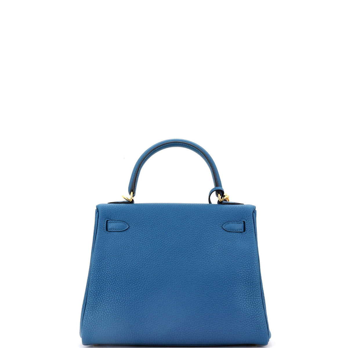 Kelly Handbag Bleu France Togo with Gold Hardware 25