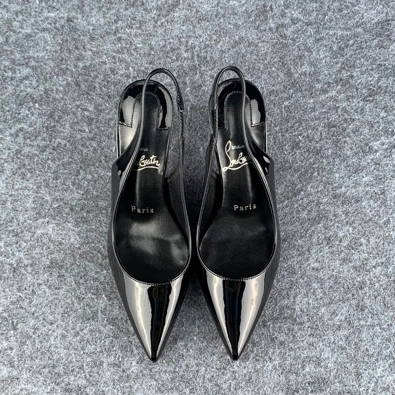 Christian Louboutin Posticha 80 Slingback Pump 'Black'