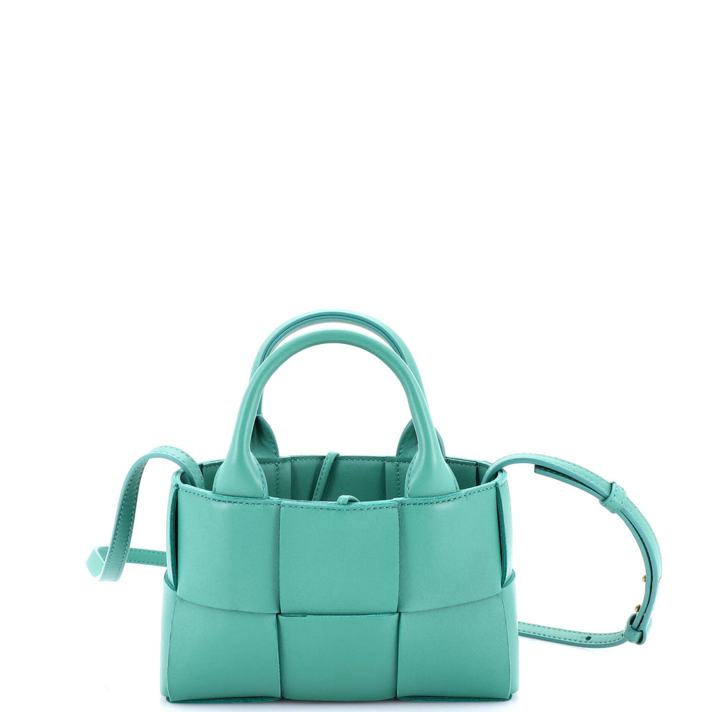Arco Tote Maxi Intrecciato Leather Candy