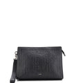 A5 Triangle Wristlet Pouch Gravity Leather
