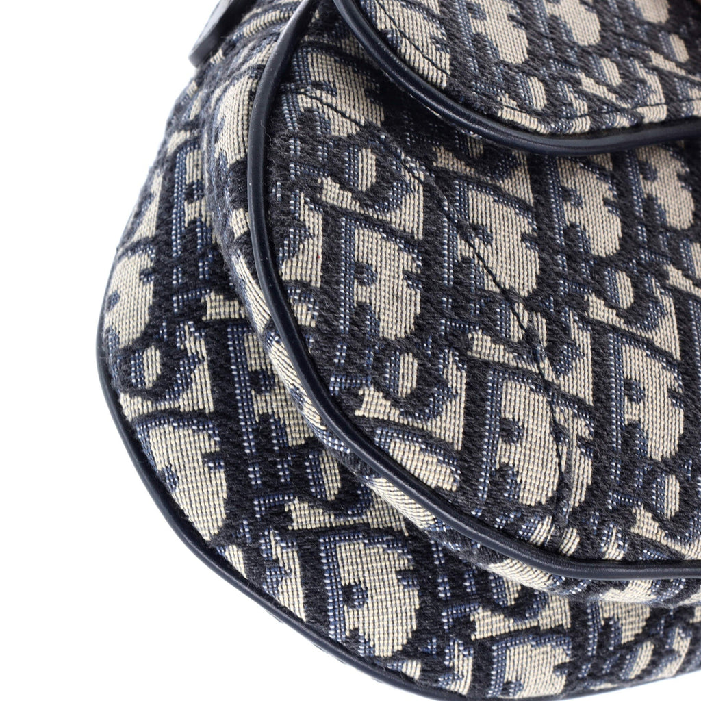 Saddle Handbag Oblique Canvas Mini