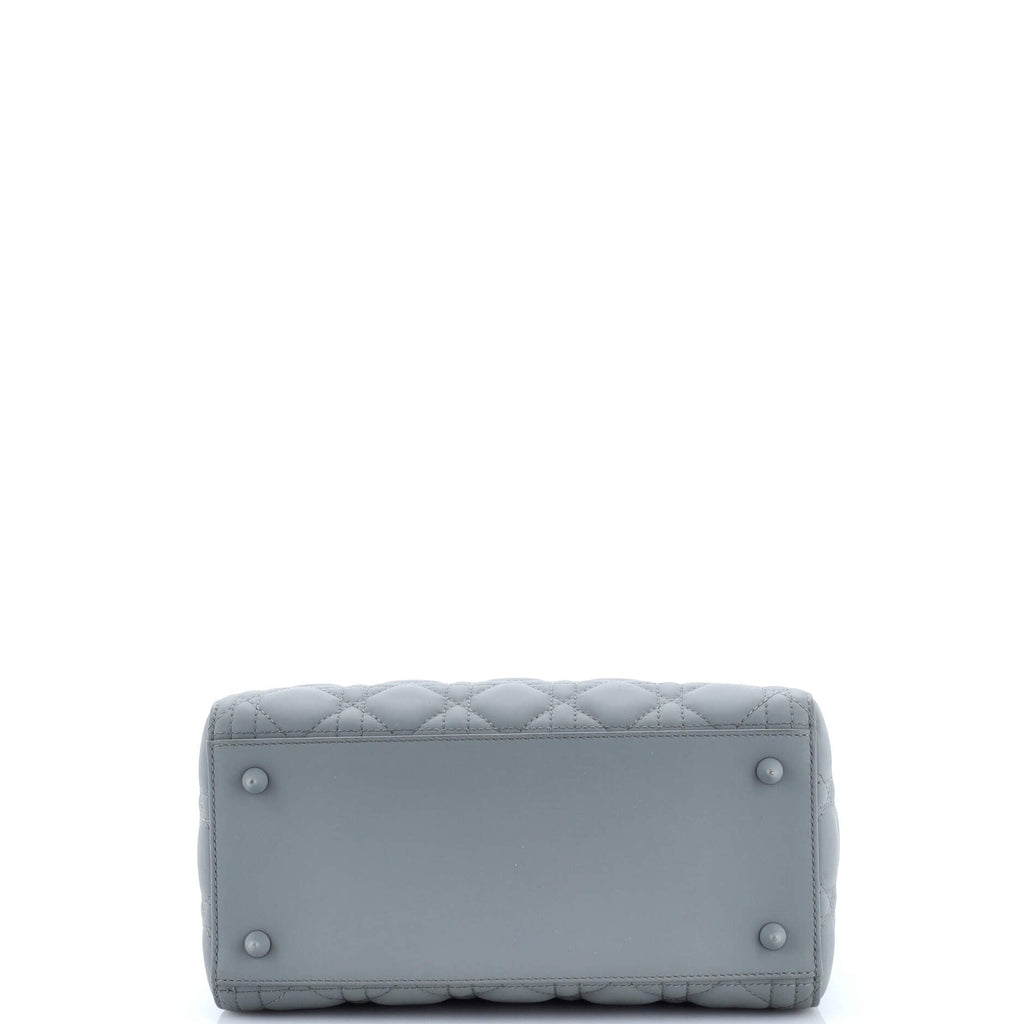 Ultra Matte Lady Dior Bag Cannage Quilt Calfskin Medium