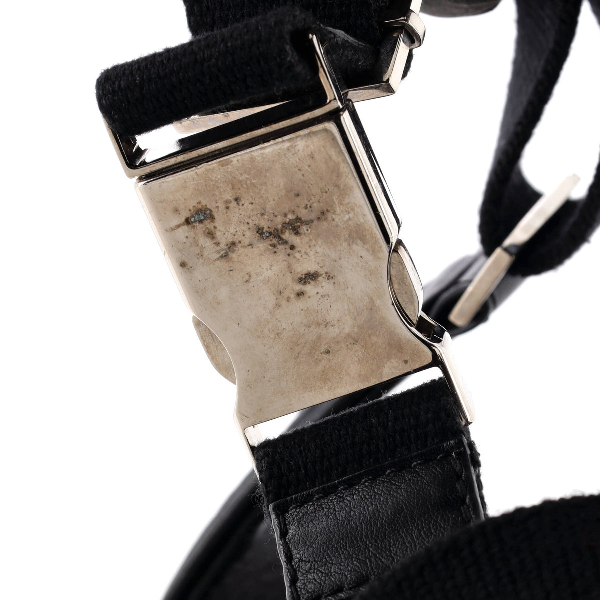 Homme Multi Pocket Waist Bag Leather