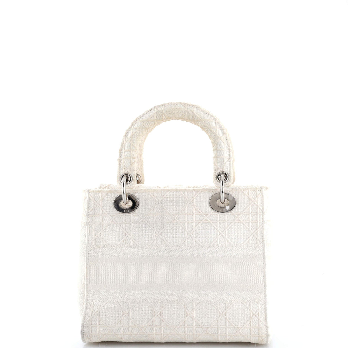 Lady D-Lite Bag Cannage Embroidered Canvas Medium