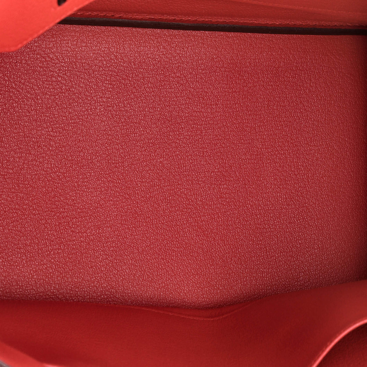 Birkin Handbag Rouge Tomate Clemence with Palladium Hardware 35