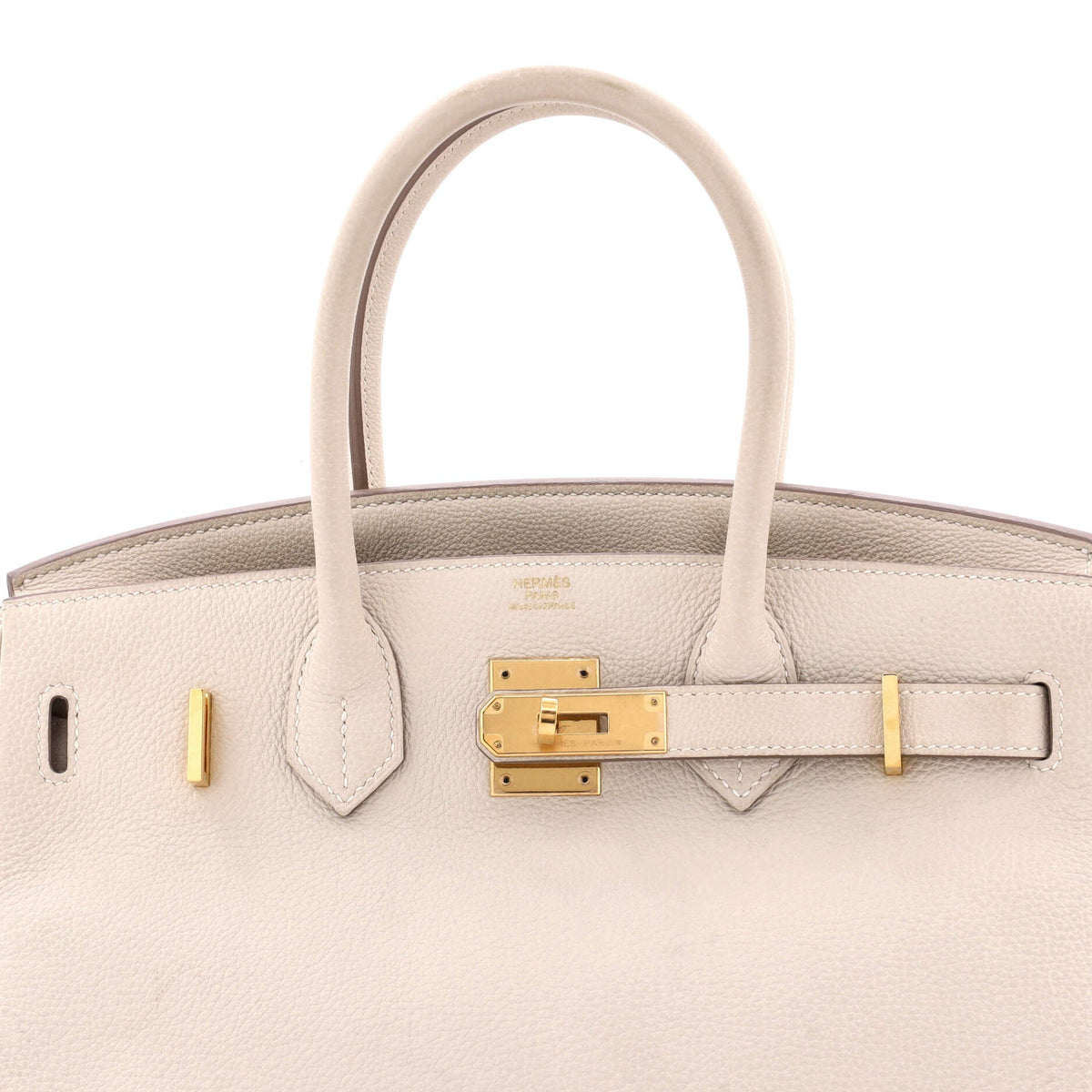 Birkin Handbag Light Togo with Gold Hardware 30