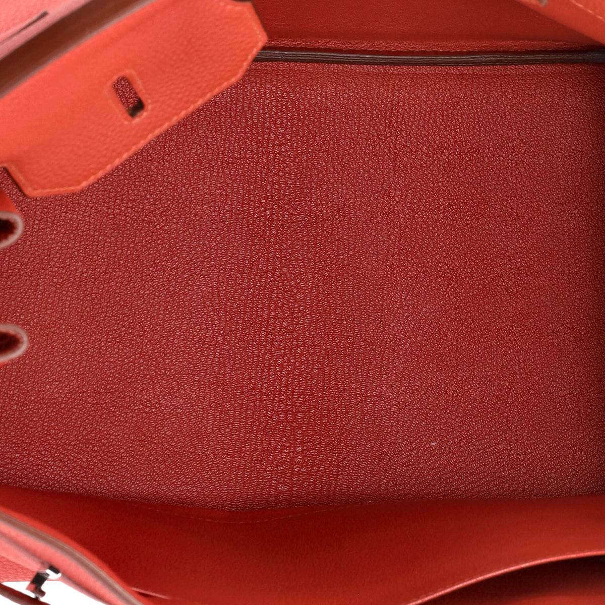 Birkin Handbag Vermillon Togo with Palladium Hardware 35
