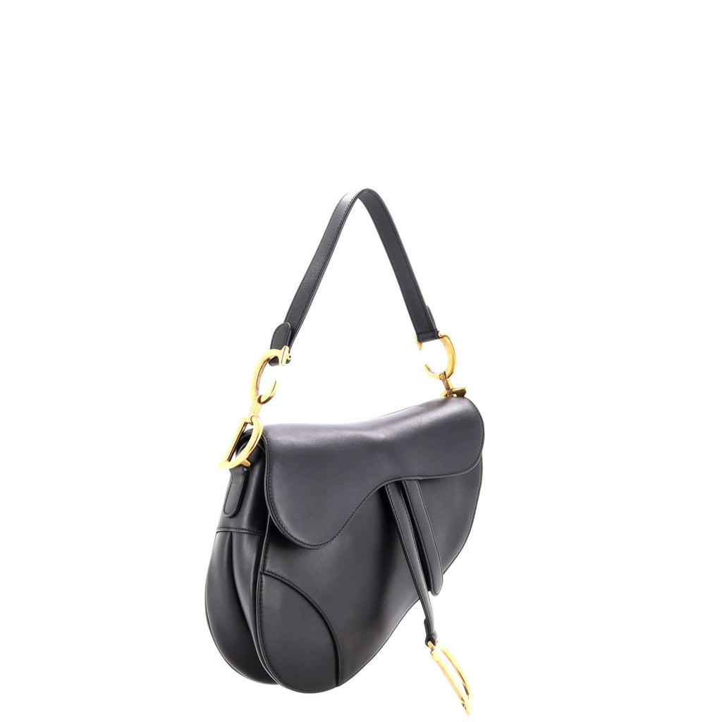 Saddle Handbag Leather Medium
