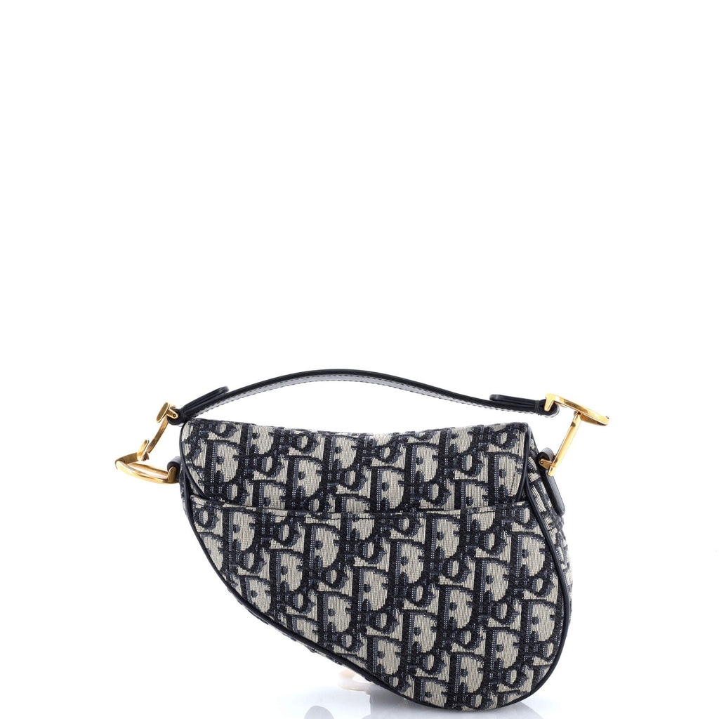 Saddle Handbag Oblique Canvas Mini