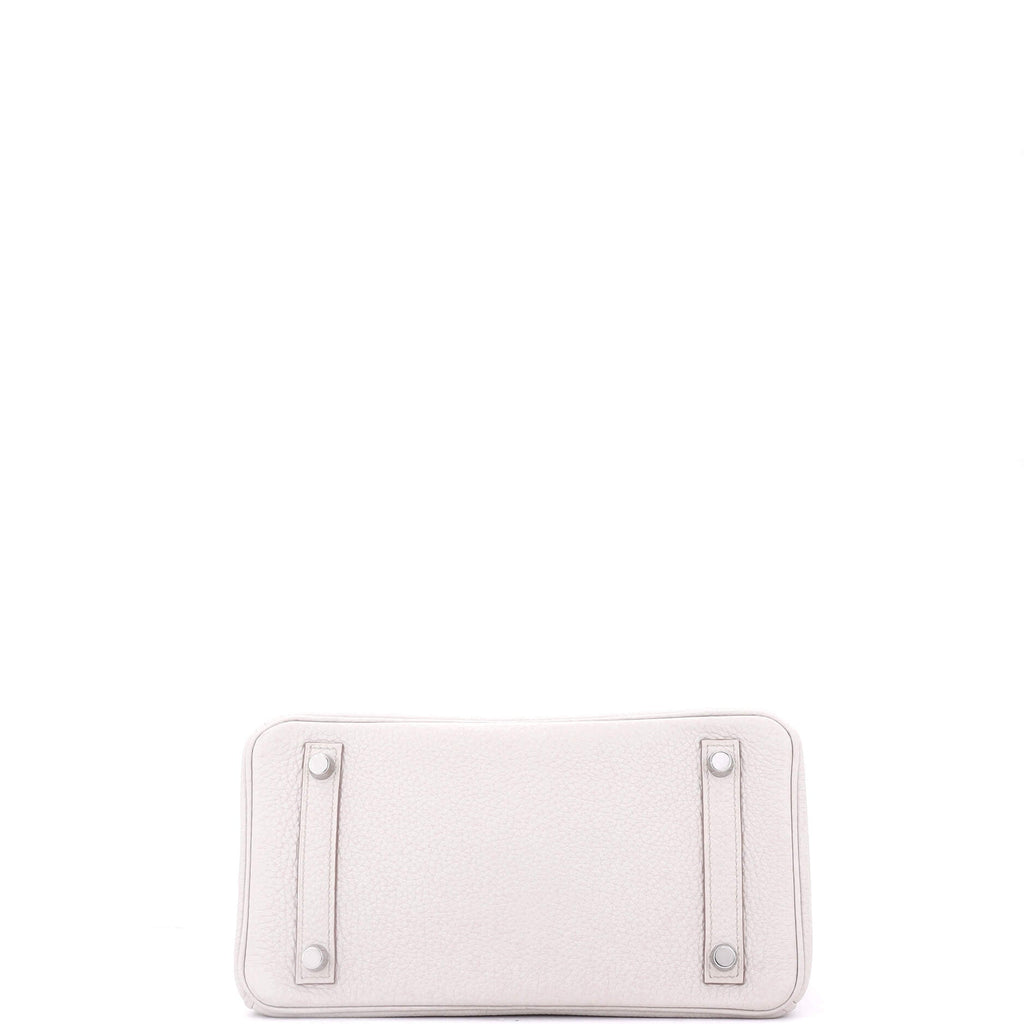 Birkin Handbag Light Togo with Palladium Hardware 25