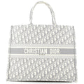 Book Tote Oblique Canvas Large
