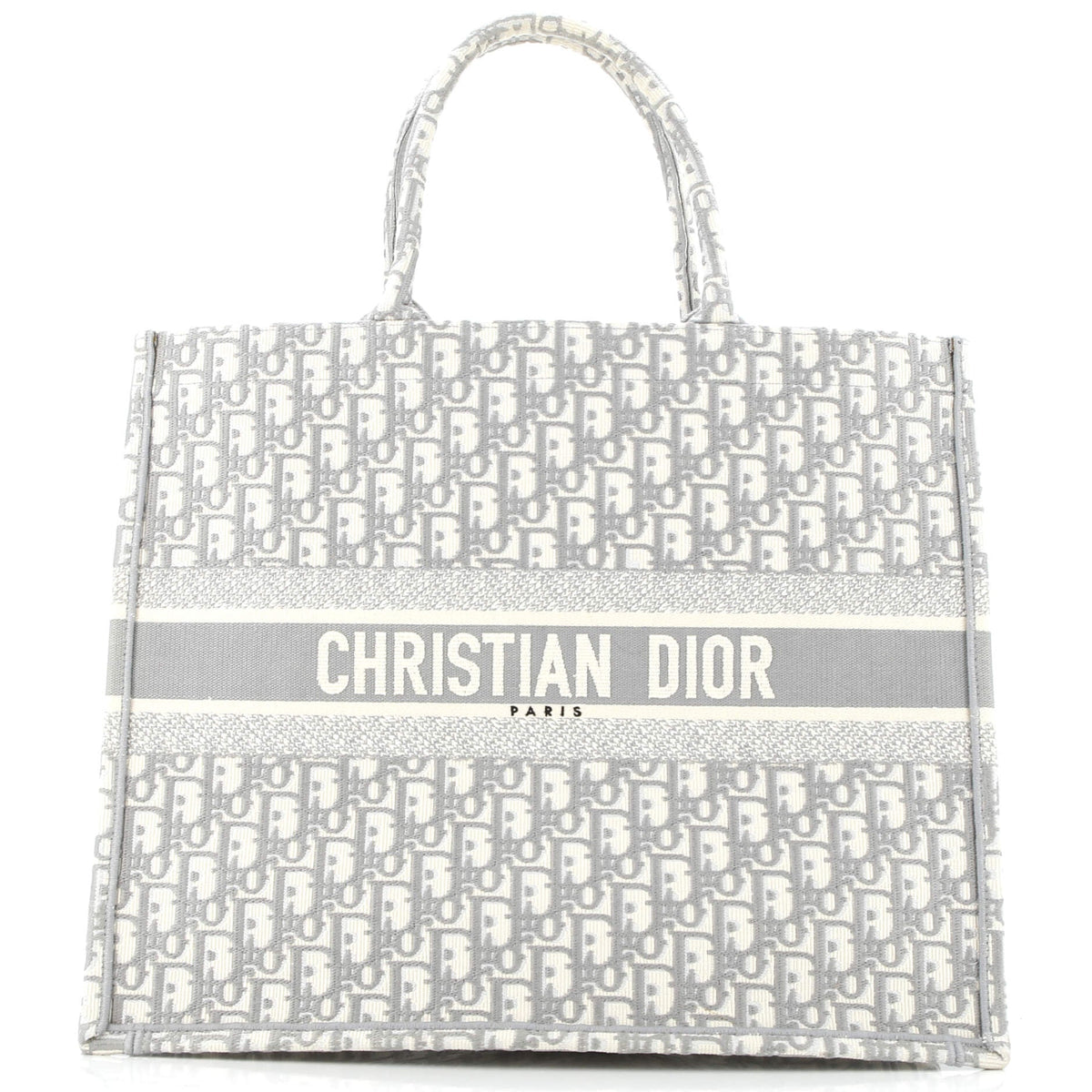 Book Tote Oblique Canvas Large