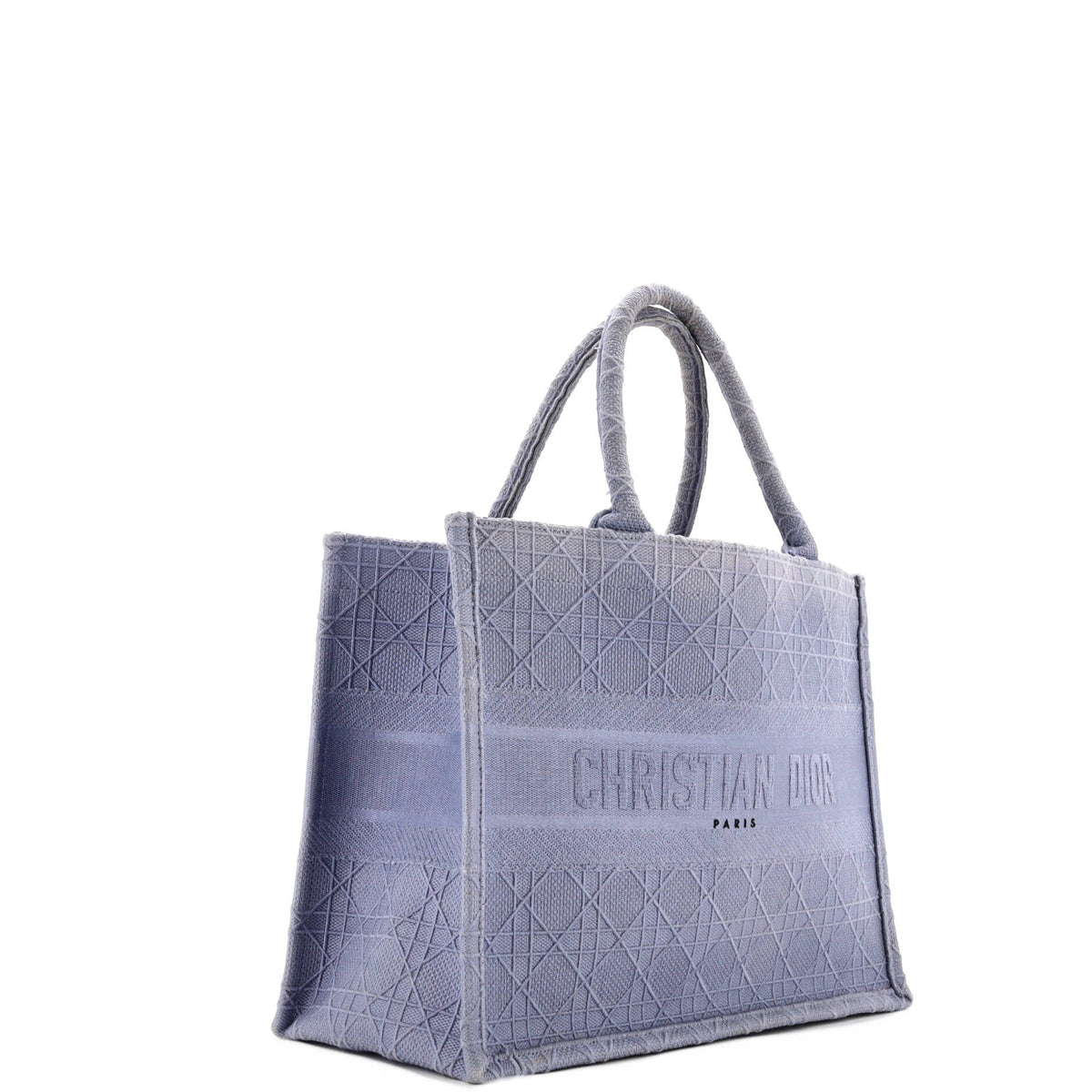 Book Tote Cannage Embroidered Canvas Medium