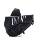 Alex Foxton Logo Saddle Crossbody Bag Printed Leather