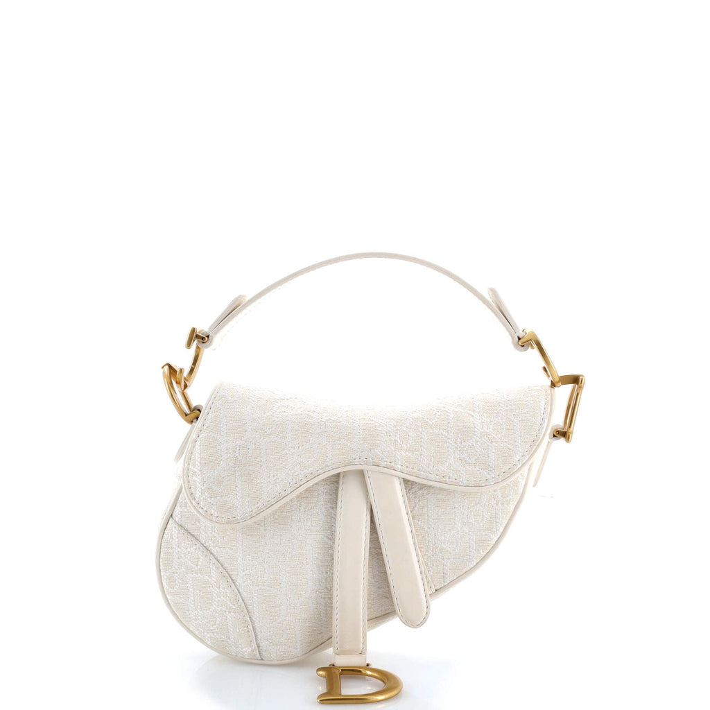 Saddle Handbag Oblique Canvas Mini