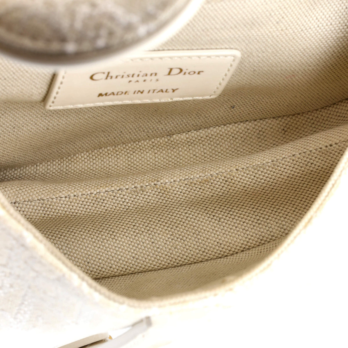 Saddle Handbag Oblique Canvas Mini