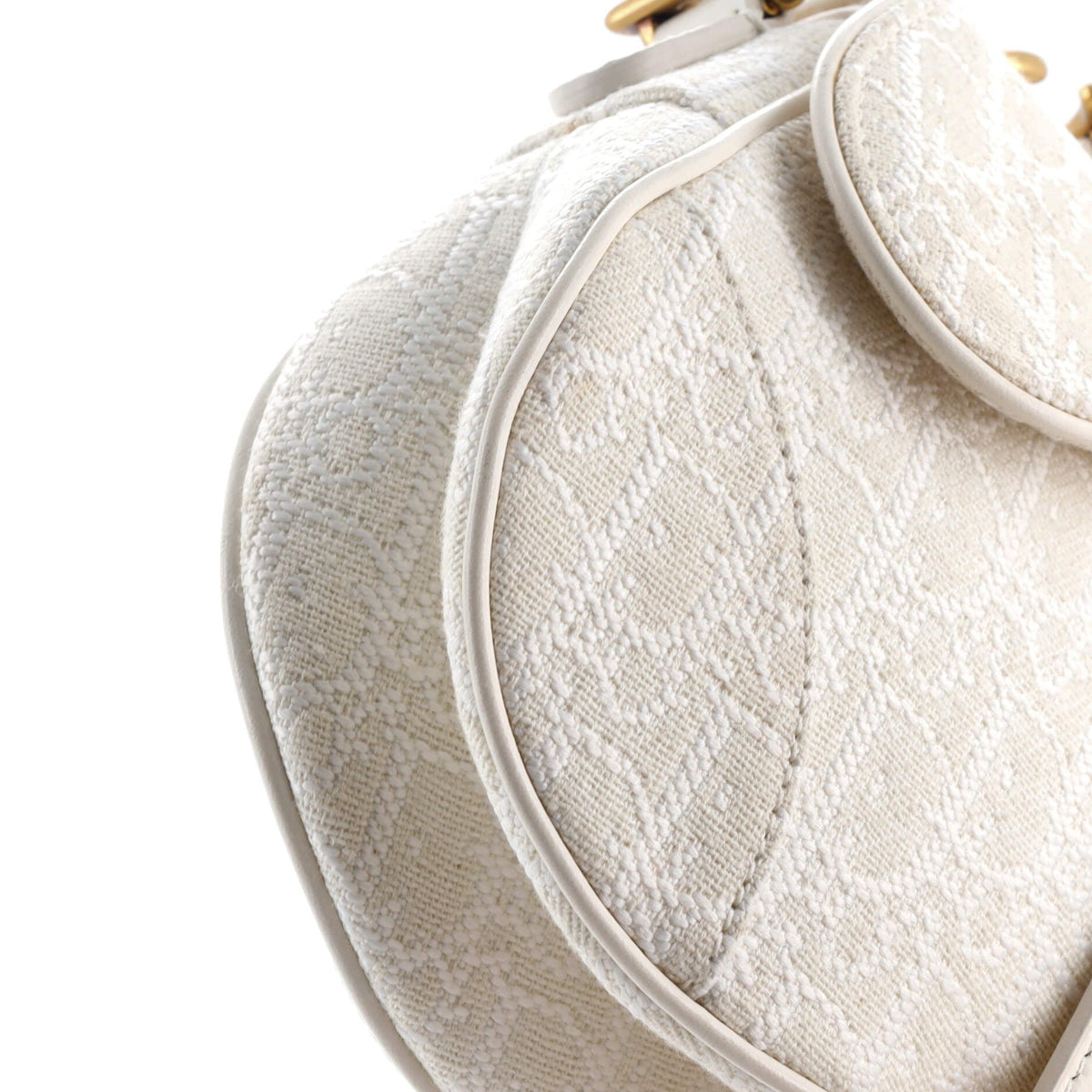 Saddle Handbag Oblique Canvas Mini