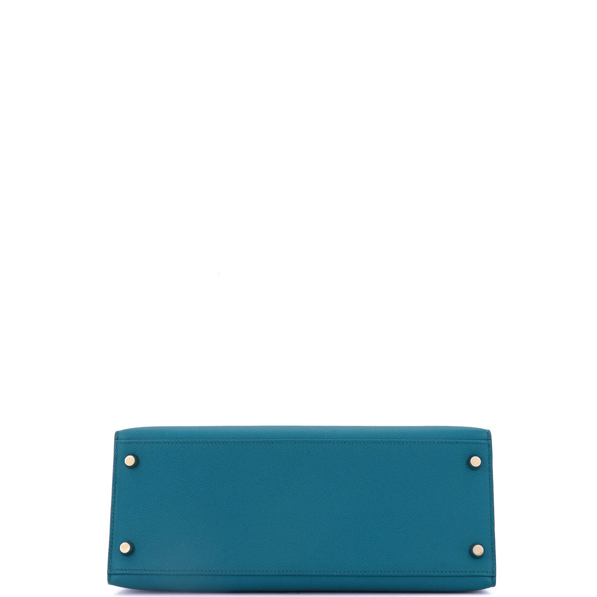 Kelly Handbag Bleu Izmir Epsom with Gold Hardware 28