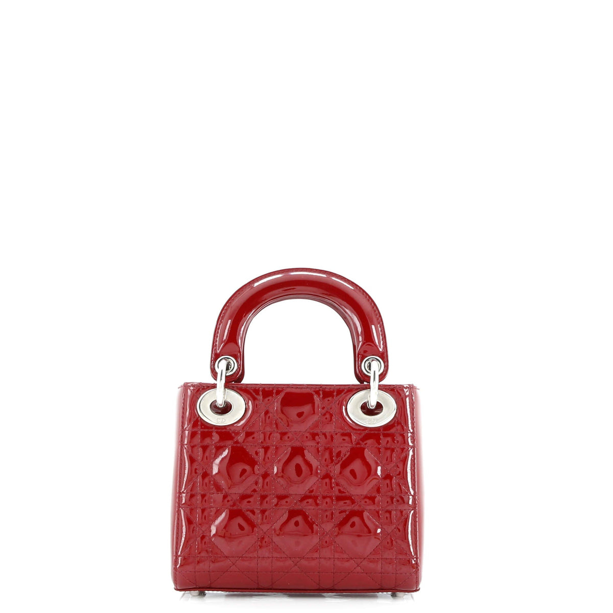 Lady Dior Bag Cannage Quilt Patent Mini
