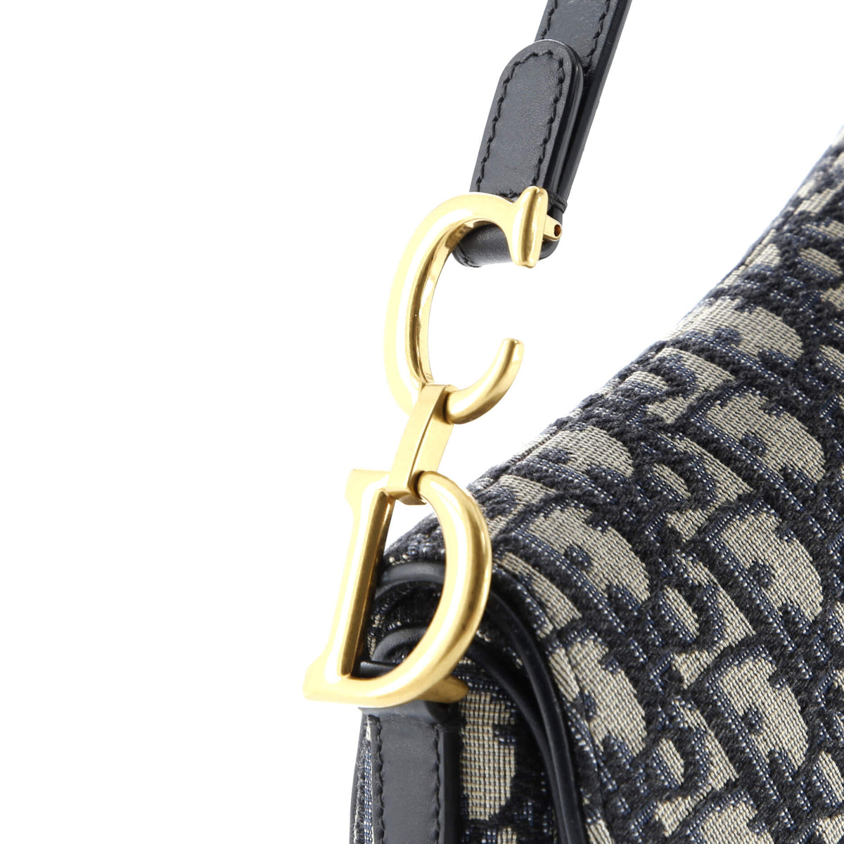 Saddle Handbag Oblique Canvas Mini