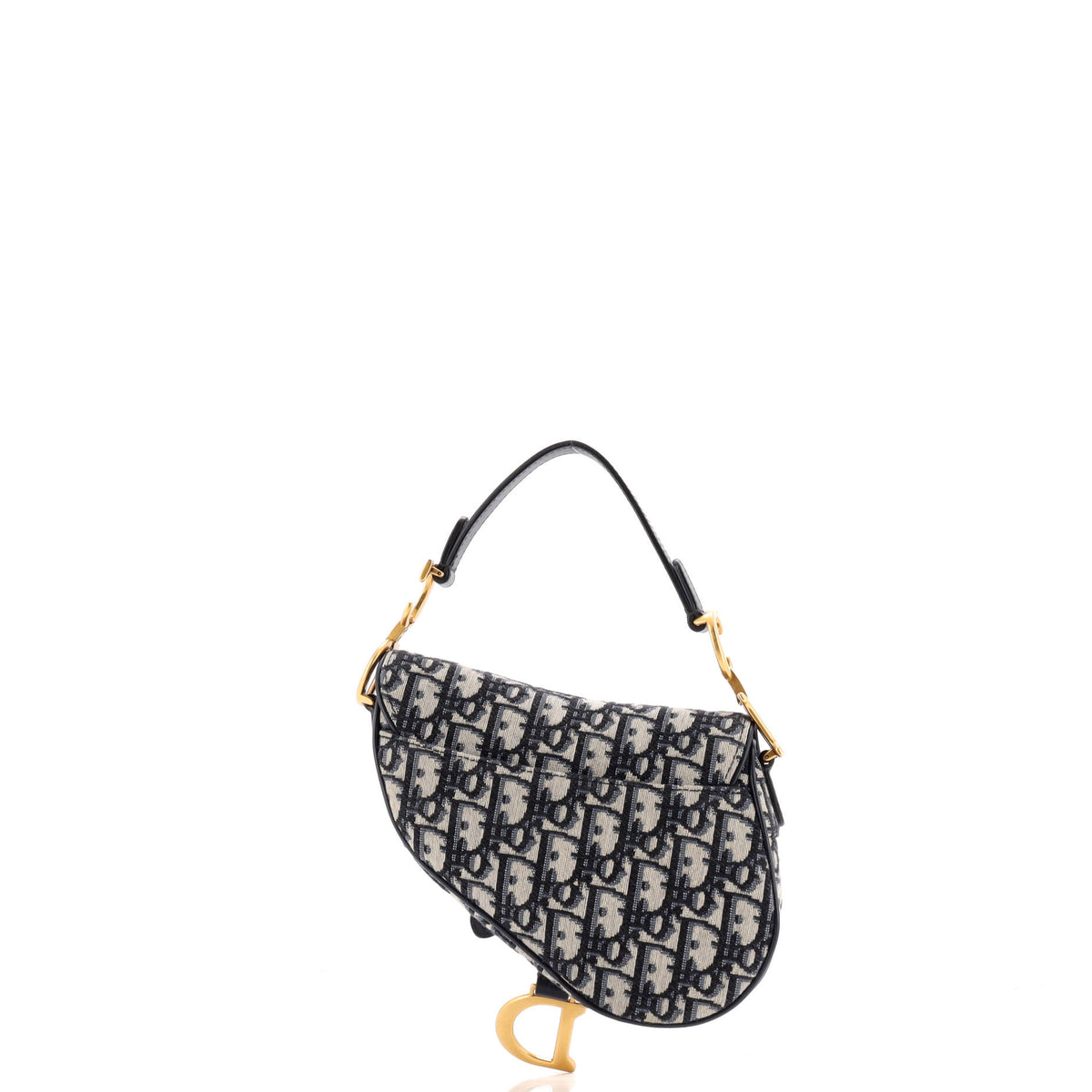 Saddle Handbag Oblique Canvas Mini