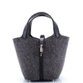 Picotin Lock Bag Felt with Leather PM