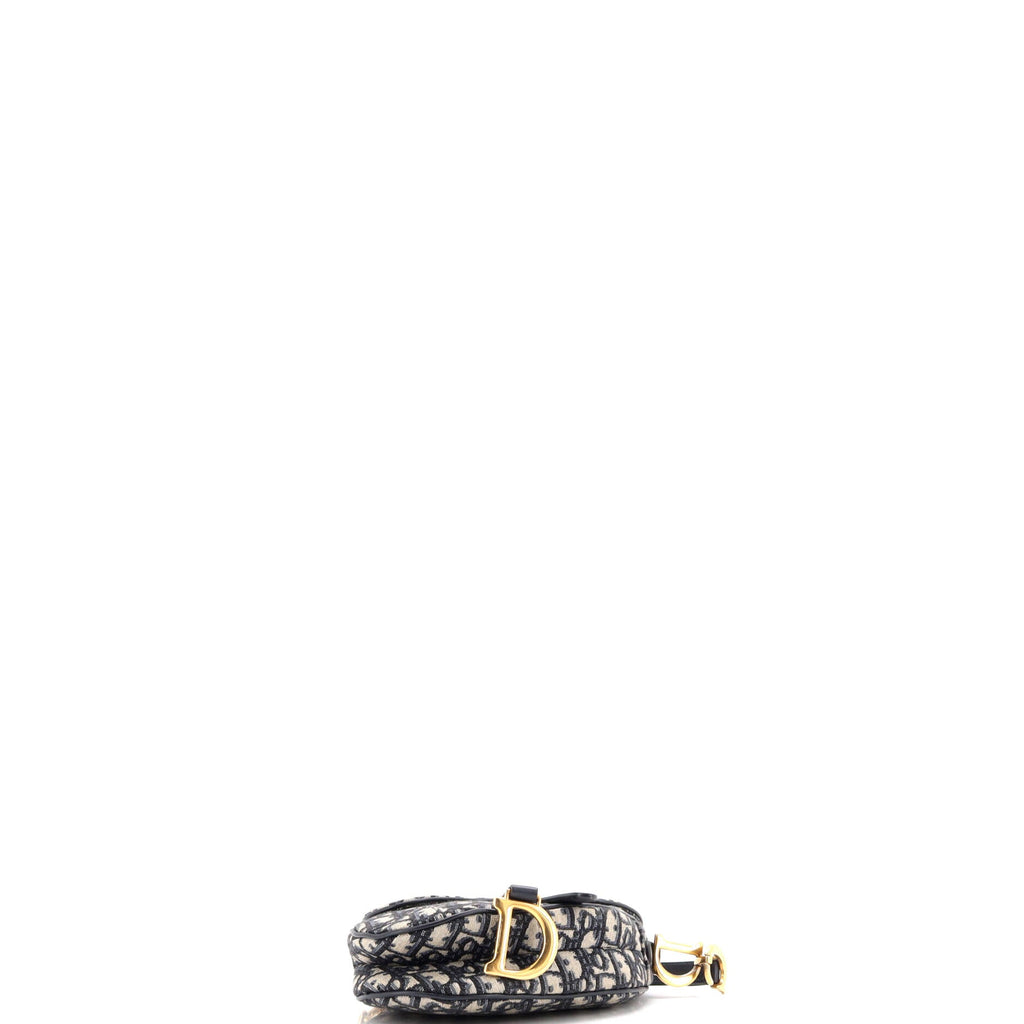 Saddle Handbag Oblique Canvas Mini