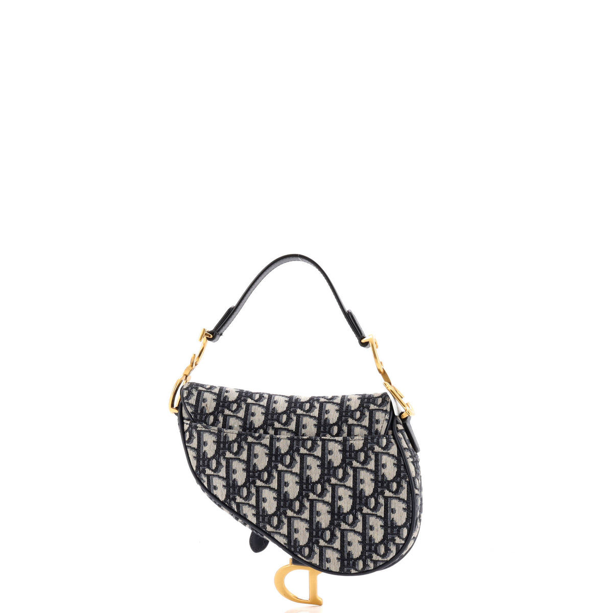 Saddle Handbag Oblique Canvas Mini