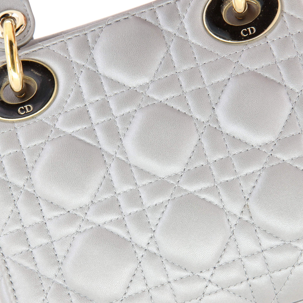 Lady Dior Chain Bag Cannage Quilt Lambskin Mini